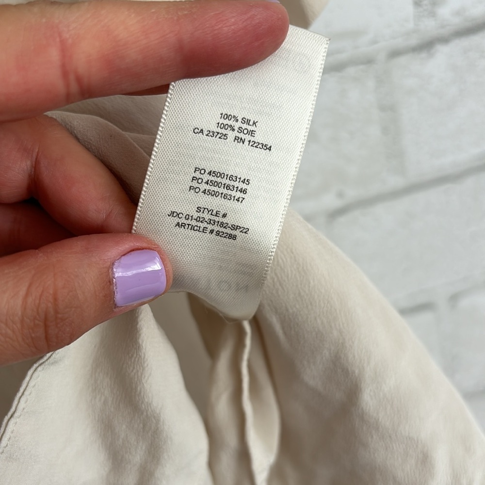 Aritzia Babaton Silk Button Front Collared Blouse - image 5